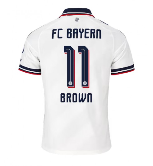 Bayern Munich Nathaniel Brown #11 Venkovní Dres 2026-27 Krátký Rukáv Bayern Munich Nathaniel Brown #11 Venkovní Dres 2026-27 Krátký Rukáv